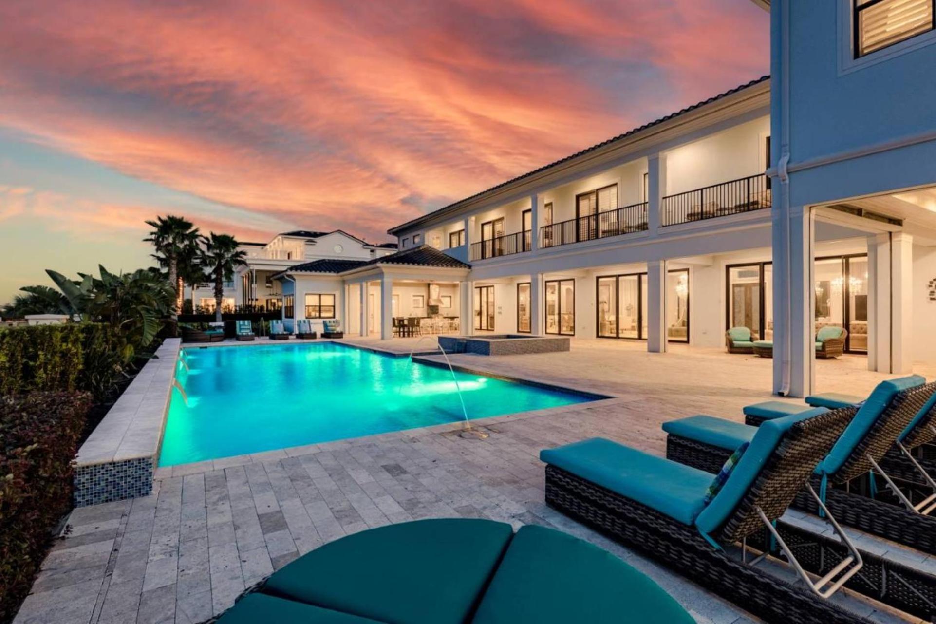 Beautiful 5 Star Mansion With Private Pool On The Prestigious Reunion Resort Orlando Mansion 6280 Кіссіммі Екстер'єр фото