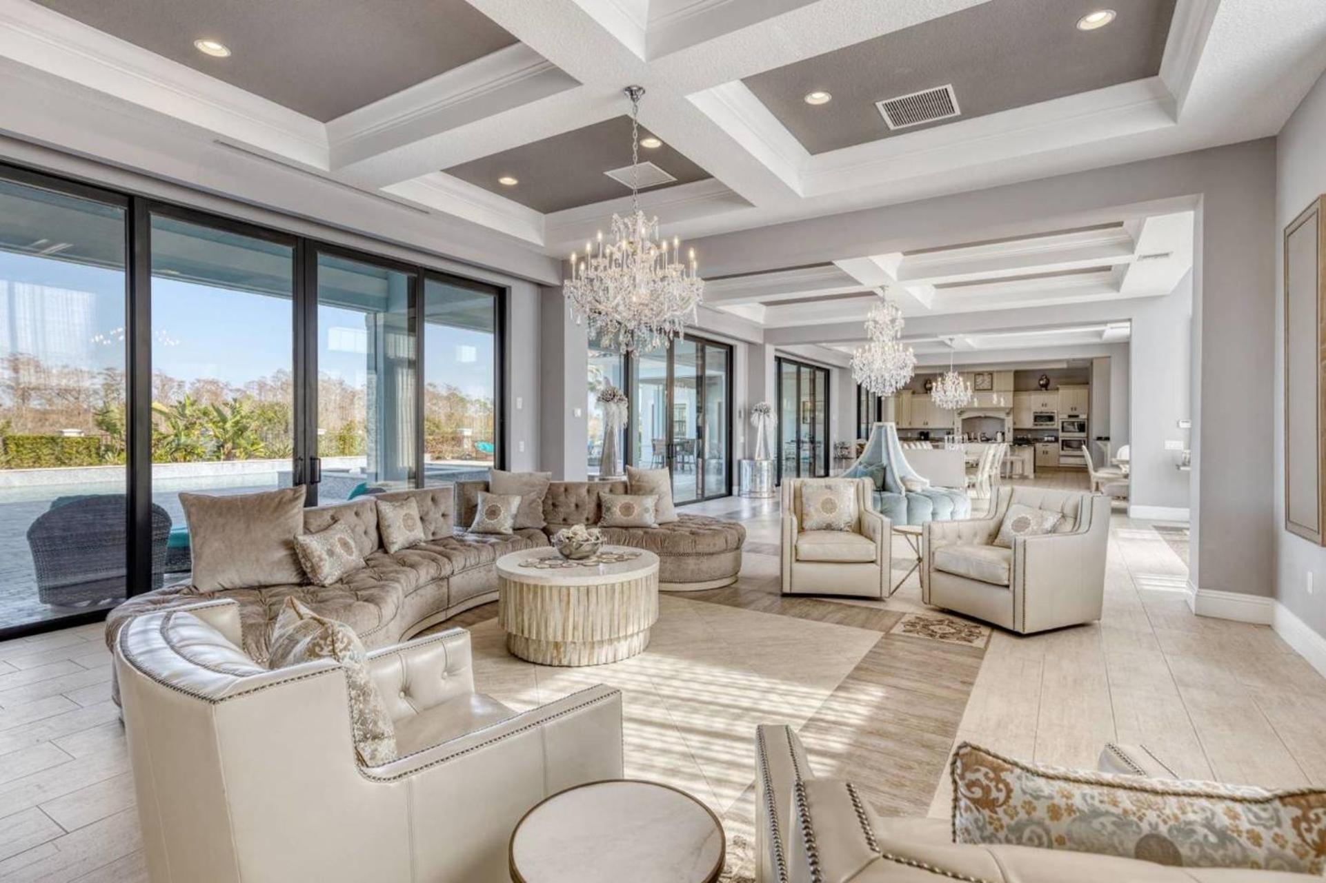 Beautiful 5 Star Mansion With Private Pool On The Prestigious Reunion Resort Orlando Mansion 6280 Кіссіммі Екстер'єр фото
