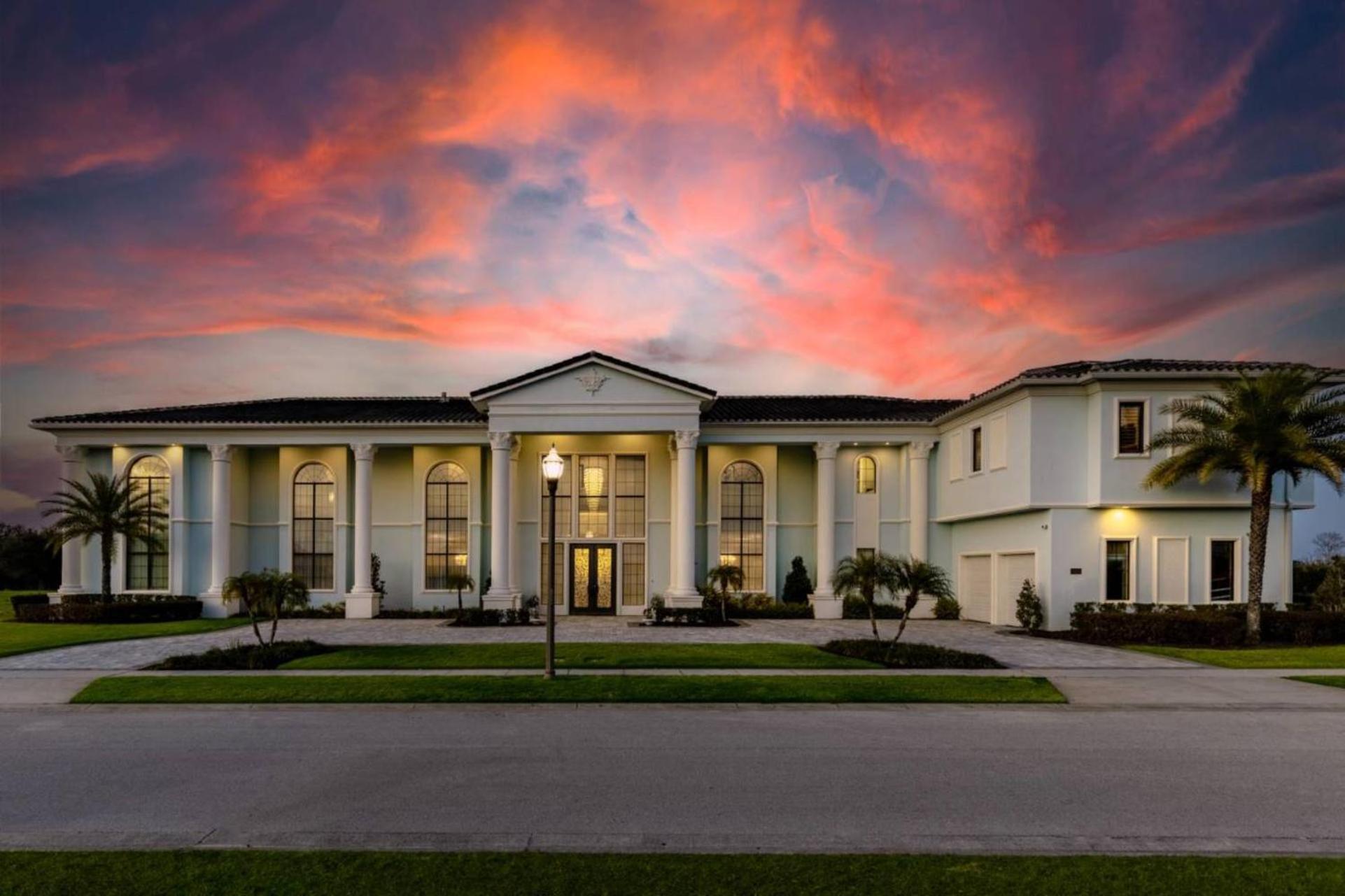 Beautiful 5 Star Mansion With Private Pool On The Prestigious Reunion Resort Orlando Mansion 6280 Кіссіммі Екстер'єр фото